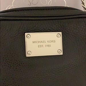 Michael Kors black leather small purse